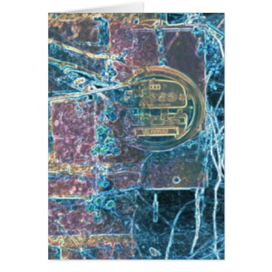 Digitale kunst in de achterste Alley (Voorkant)