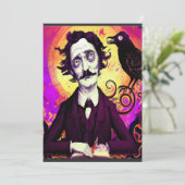 Digitale kunst  Kijk Edgar Allan Poe Raven Kaart (Staand voorkant)