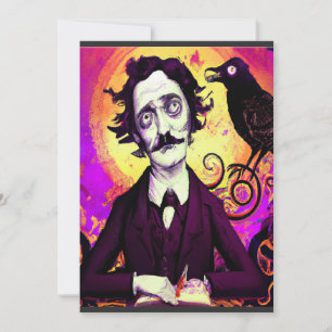 Digitale kunst  Kijk Edgar Allan Poe Raven Kaart
