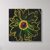 Digitale Kunst Leinwand Neon Natur Canvas Afdruk (Voorkant)