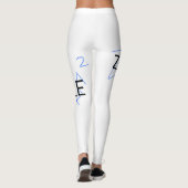 Digitale kunst logo design Zale 2 legging (Achterkant)