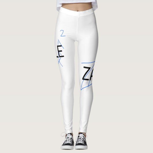 Digitale kunst logo design Zale 2 legging (Voorkant)