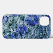 Digitale kunst met blauwe waterverf abstracte acht Case-Mate iPhone case (Achterkant (horizontaal))
