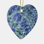 Digitale kunst met blauwe waterverf abstracte acht keramisch ornament (Links)