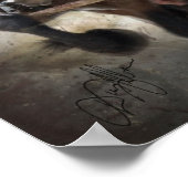 Digitale kunst met ontwerpteam poster (Hoek)