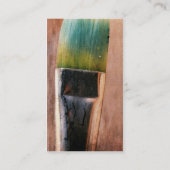 Digitale kunst met penseel visitekaartje (Achterkant)