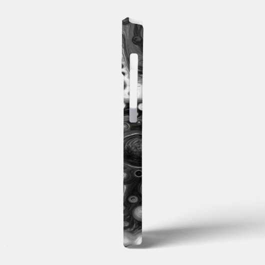 Digitale kunst met schedel en vlinder Case-Mate iPhone case (Achterkant / Links)