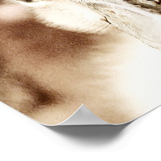 Digitale kunst poster (Hoek)