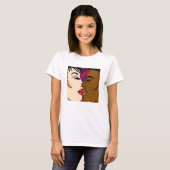 Digitale kunst | Romantic Kiss T-shirt (Voorkant volledig)