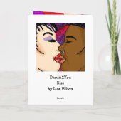 Digitale kunst | Romantische kus    Kaart (Achterkant)