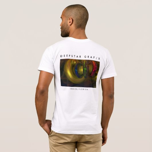 Digitale kunst t-shirt (Achterkant volledig)