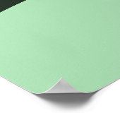 Digitale Kunst Turquoise Strand Zeegezicht Poster (Hoek)