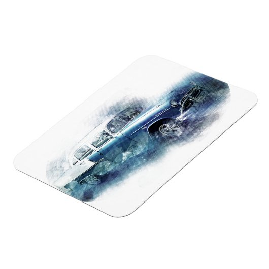  digitale kunst uit de jaren vijftig van de vorige magneet (Linkerzijde)