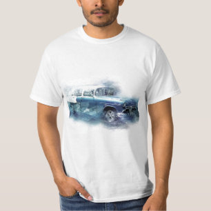 digitale kunst uit de jaren vijftig van de vorige t-shirt