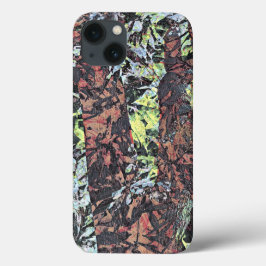 Digitale kunst van bloemmotief met boom Case-Mate iPhone case