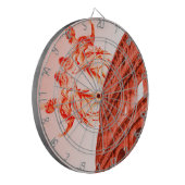 Digitale kunst van Colosseum en beelden / beeldhou Dartbord (Voorkant Links)