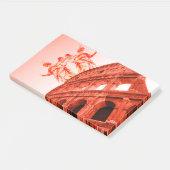 Digitale kunst van Colosseum en beelden / beeldhou Post-it® Notes (Schuin)