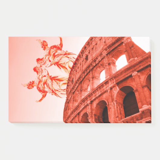 Digitale kunst van Colosseum en beelden / beeldhou Post-it® Notes (Voorkant)