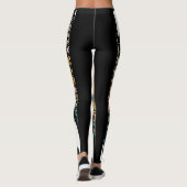 digitale kunst vogels leggings (Achterkant)