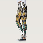 digitale kunst vogels leggings (Links)