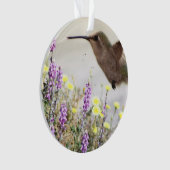 Digitale kunst voor mensvogels en wilde bloemen ornament (voorkant)