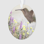 Digitale kunst voor mensvogels en wilde bloemen ornament (voorkant)