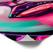 Digitale Kunst Vrouwen Gezicht AI Generated Lady's Poster (Hoek)