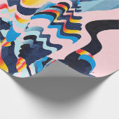 digitale kunstachtergrond cadeaupapier (Hoek)