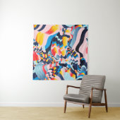 digitale kunstachtergrond wandkleed (In situ)