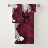 Digitale kunstafbeelding bad handdoek (Insitu)