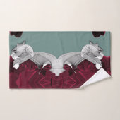 Digitale kunstafbeelding bad handdoek (Handdoek)