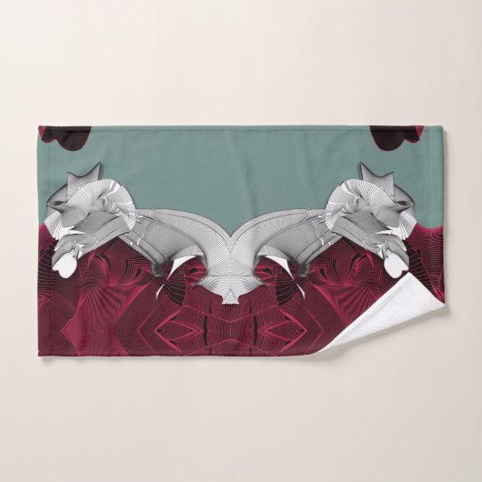 Digitale kunstafbeelding bad handdoek (Handdoek)