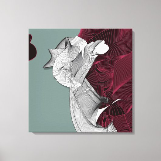 Digitale kunstafbeelding canvas afdruk (Voorkant)