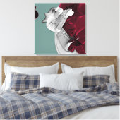 Digitale kunstafbeelding canvas afdruk (Insitu (Slaapkamer))
