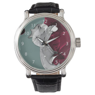 Digitale kunstafbeelding horloge