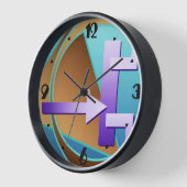 Digitale kunstfoto "Circuit Diagram", turquoise (Hoek)