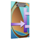 Digitale kunstfoto "Circuit Diagram", turquoise Klembord (Rechts)