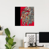 Digitale kunstgalerie poster (Thuiskantoor)