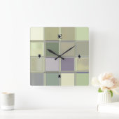Digitale kunstgreep uit de Acrylic Custom Clock Vierkante Klok (Huis)