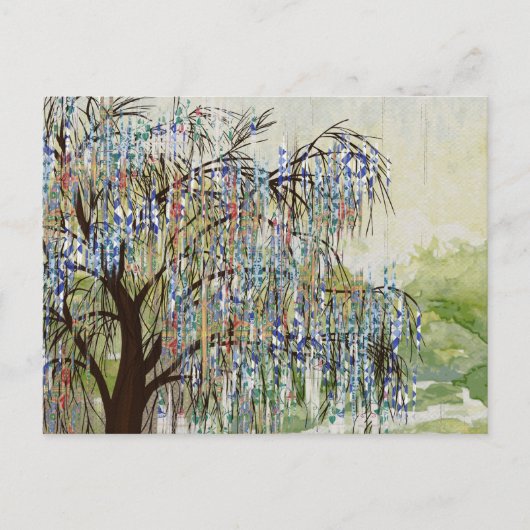 Digitale kunstsamenstelling briefkaart (Voorkant)