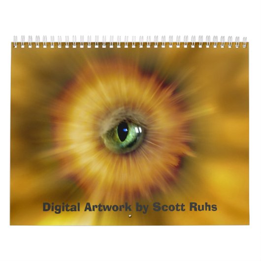 Digitale kunstwerkkalender 2012 kalender (Hoes)