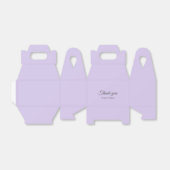 Digitale Lavendel Favor Box Bedankdoosjes (Uitgevouwen)