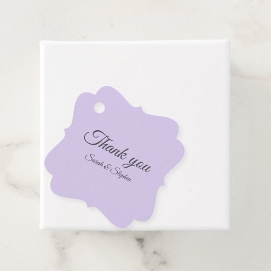 Digitale Lavendel Favor Labels (In situ)