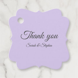 Digitale Lavendel Favor Labels