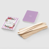 Digitale lavender Colored Weddenschap Handwaaier (Niet-gemonteerd)