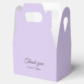 Digitale Lavender Favor Doos Bedankdoosjes (Geopend)