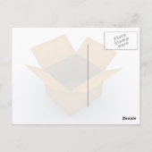Digitale lege doos briefkaart (Achterkant)