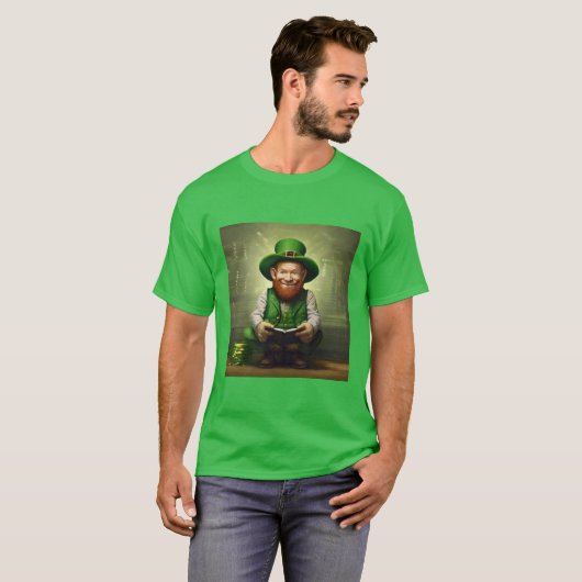 Digitale Leprechaun Replechaun T-shirt (Voorkant volledig)
