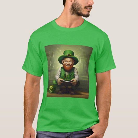 Digitale Leprechaun Replechaun T-shirt (Voorkant)