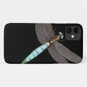 Digitale libellen sluiten op zwart Case-Mate iPhone case (Achterkant (horizontaal))
